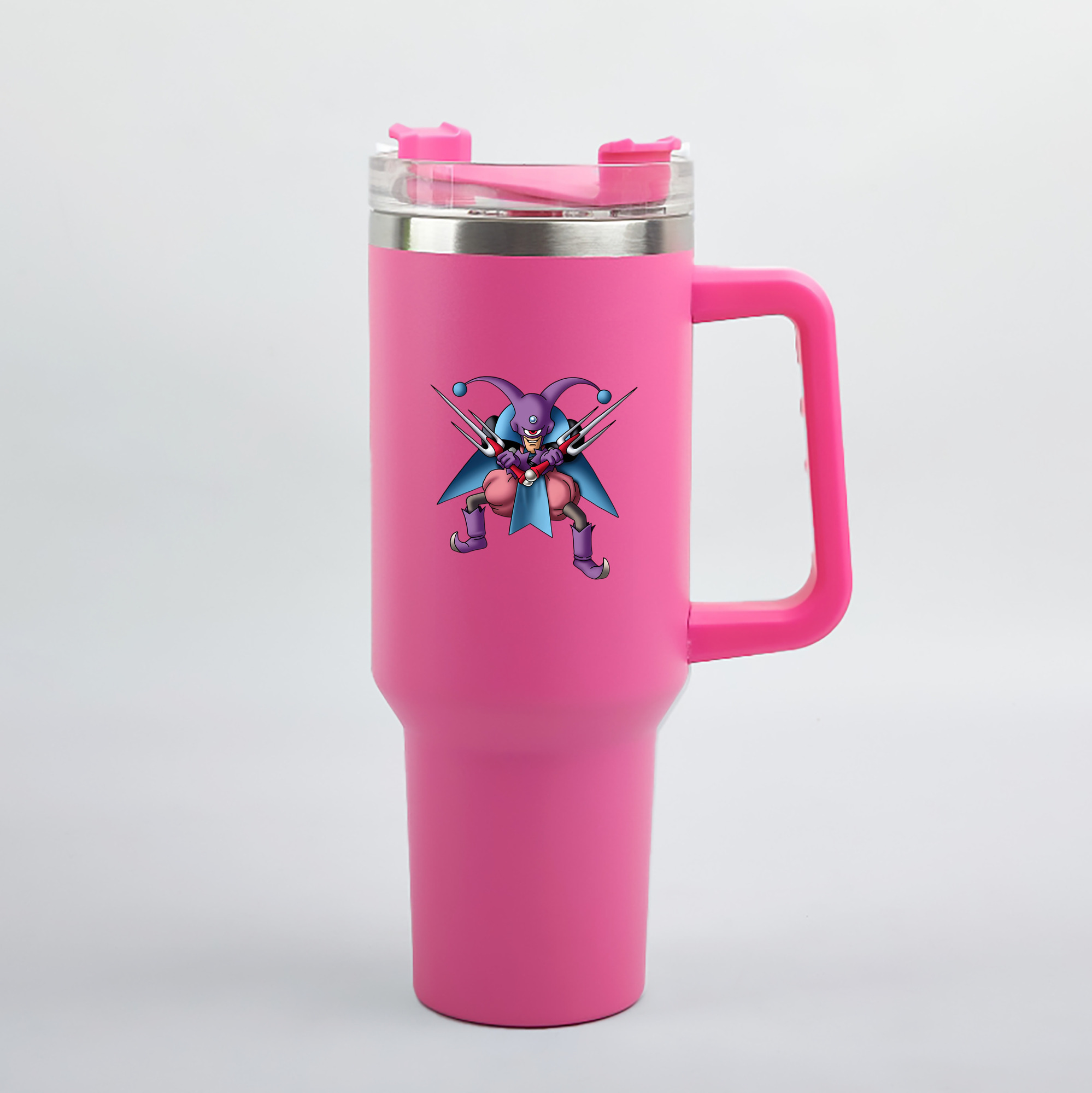 （画像用） ドラゴンクエスト Doragon Kuesuto Dragon Quest 1200mL車用タンブラー（カラープリント）